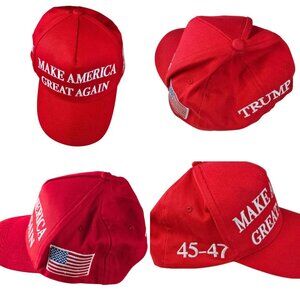 Trump MAGA Hat NEW 2024 Make America Great Again USA Flag Baseball Cap